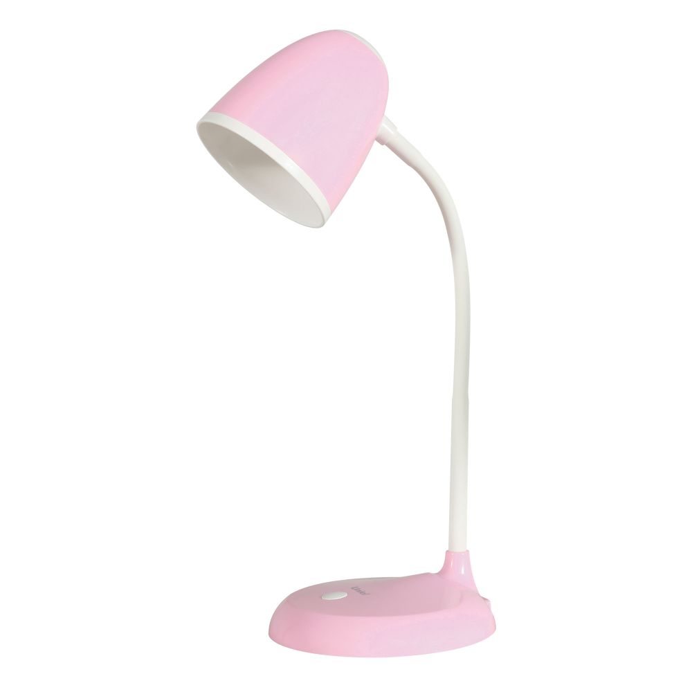 TLI-228 PINK E27 Светильник настольный. 60W. Цоколь Е27. Механический выключатель. Розовый. ТМ Uniel.