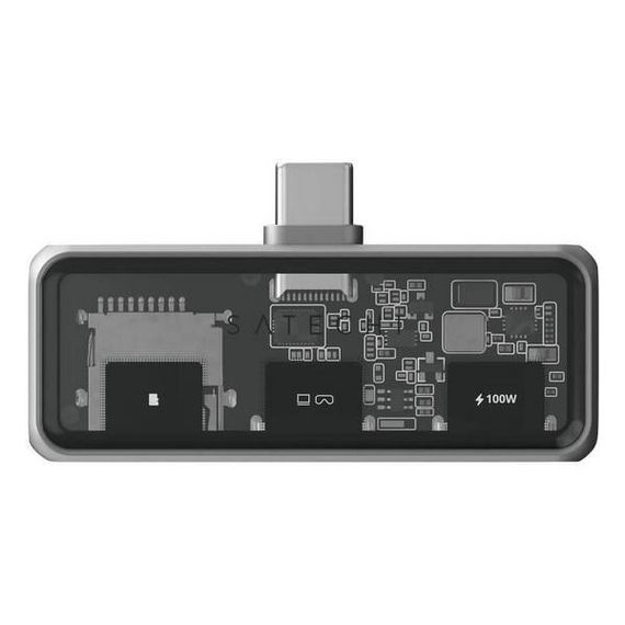 Хаб Satechi Mobile XR Hub with microSD PD 100W (ST-HXRSDM) серый