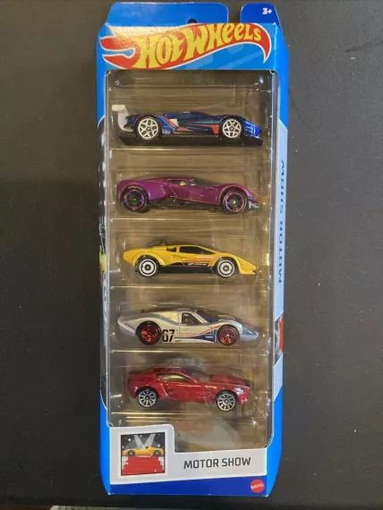 МАШИНКИ ПОДАРОЧНЫЙ НАБОР АВТОМОБИЛЕЙ (5 ШТУК) HOT WHEELS 7