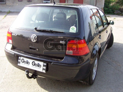 Фаркоп оцинкованный Galia A020A для Audi A3 1996-2003, VW Bora 1998-2005, VW Golf 1997-2003(паспорт и сертификат в комплекте)(без электрики)