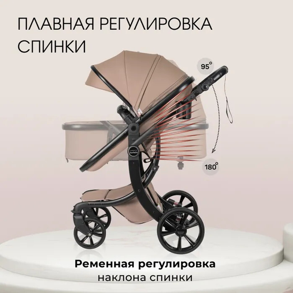 Коляска трансформер Aimile Adventurer какао