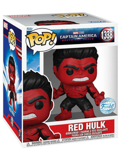 Фигурка Funko POP! Bobble Marvel Captain America BNW Red Hulk (Retro Comic Deco) (Exc) (1338) 77489