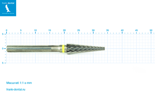 Фреза твердосплавная Frank Dental типа HP - C.356ESF.123.040