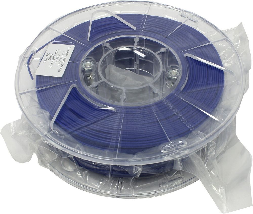 Пластик для принтера 3D Cactus CS-3D-PLA-750-BLUE PLA Pro d1.75мм 0.75кг 1цв.