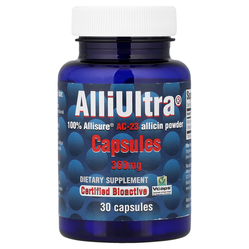 Allimax, AlliUltra®, 360 мг, 30 капсул