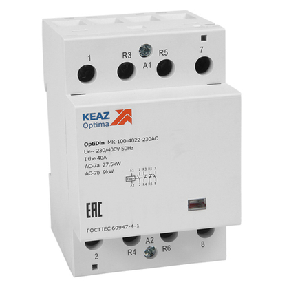 Контактор модульный OptiDin MK-100-4002-230AC 40А 2НЗ КЭАЗ 321171
