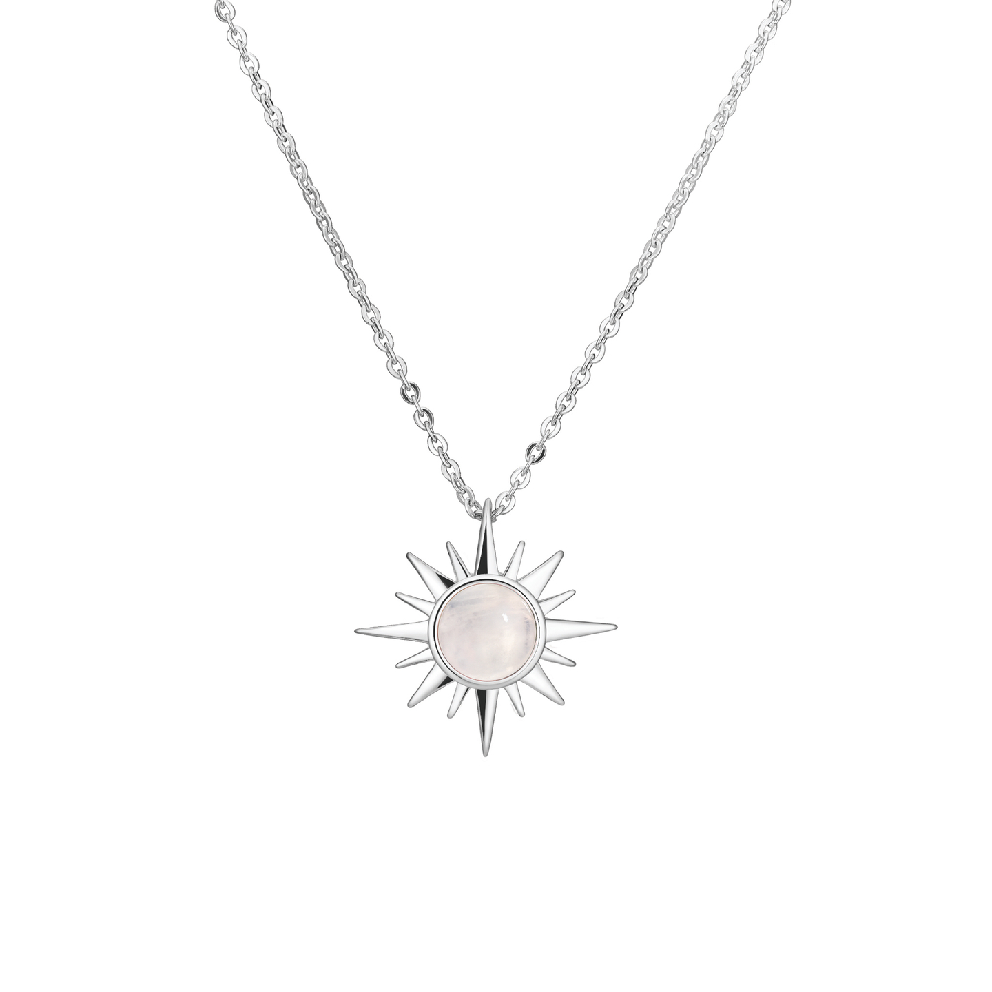 Подвеска Polar c розовым кварцем