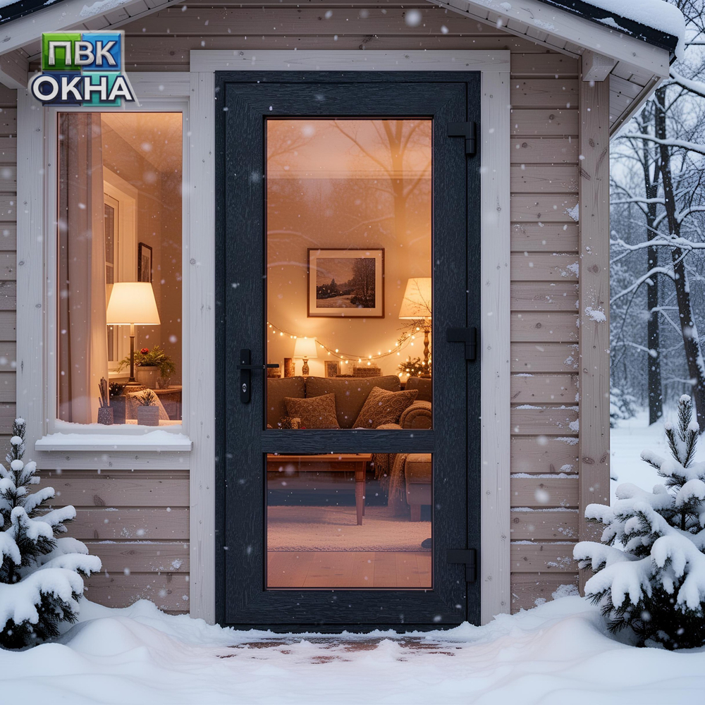 Пластиковая дверь входная KBE