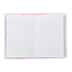 Блокнот Basir, формат А5, серия "Вышивка", меховая обложка, 21*15 см, 92 листа, 4 цвета ассорти