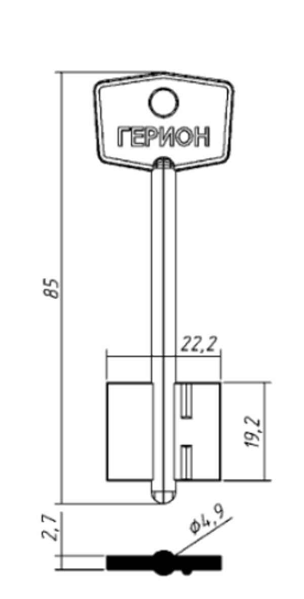 Заготовка дверняк ГЕРИОН 2