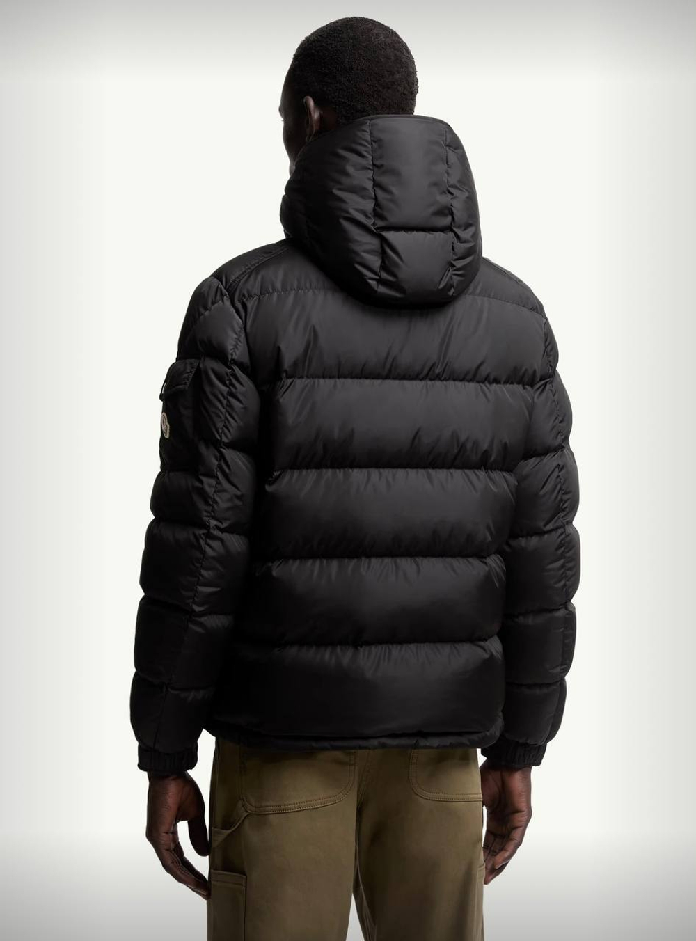 Мужская короткая пуховая куртка Moncler Maya