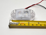 12-24V / Передние Светодиодные габаритные огни, 12-24 вольта, белый, Брайт, №8011 (2 шт. / комплект) -