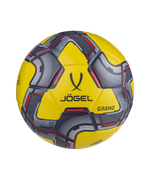 Мяч футбольный Grand №5, желтый/серый/красный