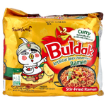 Buldak, Buldak ™, жареный рамэн, пряная курица, карри, 5 пакетиков по 140 г (4,94 унции)