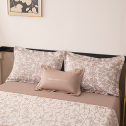 Комплект постельного белья Сатин Aurora Veil/Вуаль Авроры с Покрывалом AV007