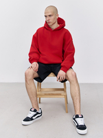 Худи с начесом (красный)