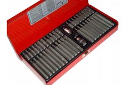 KING TONY (1044CQ) Набор вставок (бит) 10 мм, TORX, SPLINE, HEX, 44 предмета