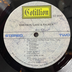 Винтажная виниловая пластинка LP Emerson, Lake and Palmer (USA 1971)