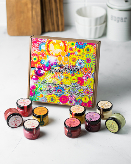 Медовый подарочный набор HoneyForYou "Радуга вкусов"