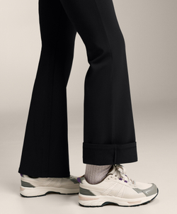 OYSHO Теплые расклешенные брюки для беременных, черный