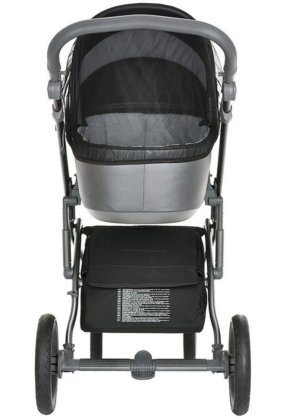 Детская коляска Roan Bass Next Кожа 3 в 1 с автокреслом Tutis Elo Lux EduSky Black RN083/1 Graphite Pearl