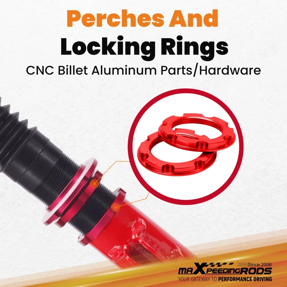 24 Way Damper Coilover Suspension Kit For Benz C-CLASS W203 C220 CLK280 00-08