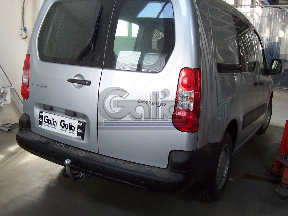 Фаркоп оцинкованный Galia C062С для Peugeot Partner II 2008-, Citroen Berlingo II 2008-(паспорт и сертификат в комплекте)(без электрики)