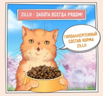 Корм для кошек сухой ZILLII Cat Adult Indoor 2кг, для домашних животных, с индейкой и ягнёнком