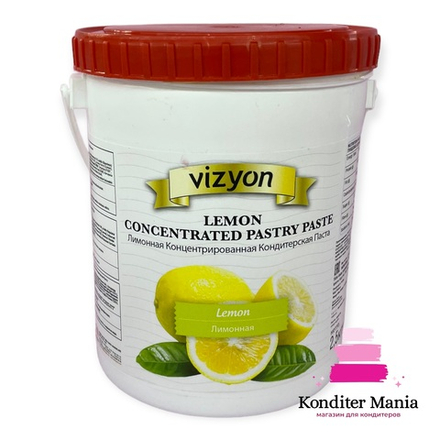 Паста концентрированная,Лимон "Vizyon" термостабильная 250гр