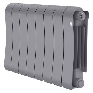 Радиатор Royal Thermo Infinity 300 Silver Satin VR80 - 8 секций нижнее подключение