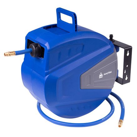 Цена на МАСТАК (681-10115HR) Шланг пневматический на автоматической катушке 10х14,5 мм, 15 м, полиуретановый, резьба 1/4"