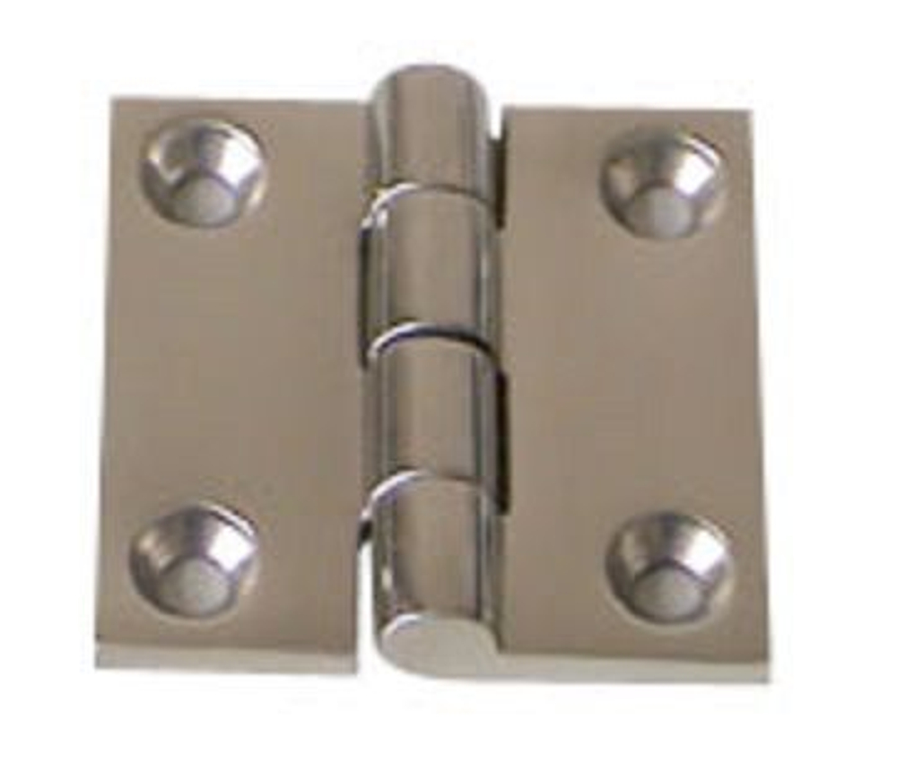 Петля для лодки и автофургонов из нержавеющей стали/морская петля для люка прямоугольная 38 х 38 мм (вес 40 г.)