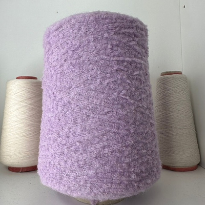 ESKIMO UNITO - Lineapiu'; 13% меринос, 34% альпака Superfine, 15% п/а, 38% акрил; 400м/100гр; Букле; col. MC721, цвет: сиреневый; S722; Есть бобинки: 400, 250 гр