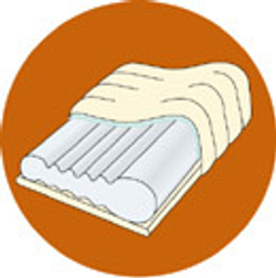 Подушка ортопедическая 40x80 Paradies re Vita Ergonomic Германия