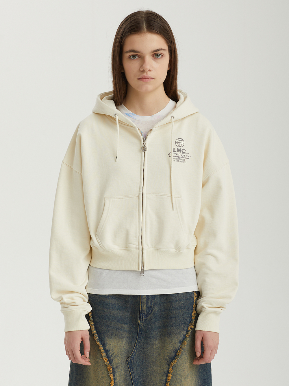 Женская Толстовка Signature Combo Zip-up