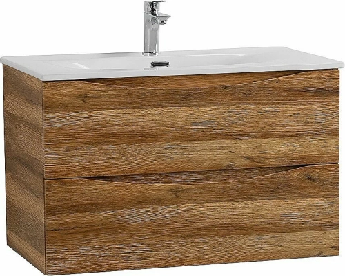 Тумба с раковиной BelBagno MARINO-CER-N-800-2C-SO-RR-P Rovere Rustico