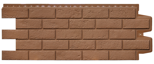 Фасадные панели GRAND LINE (ГРАНД ЛАЙН) Кирпич Состаренный Глина