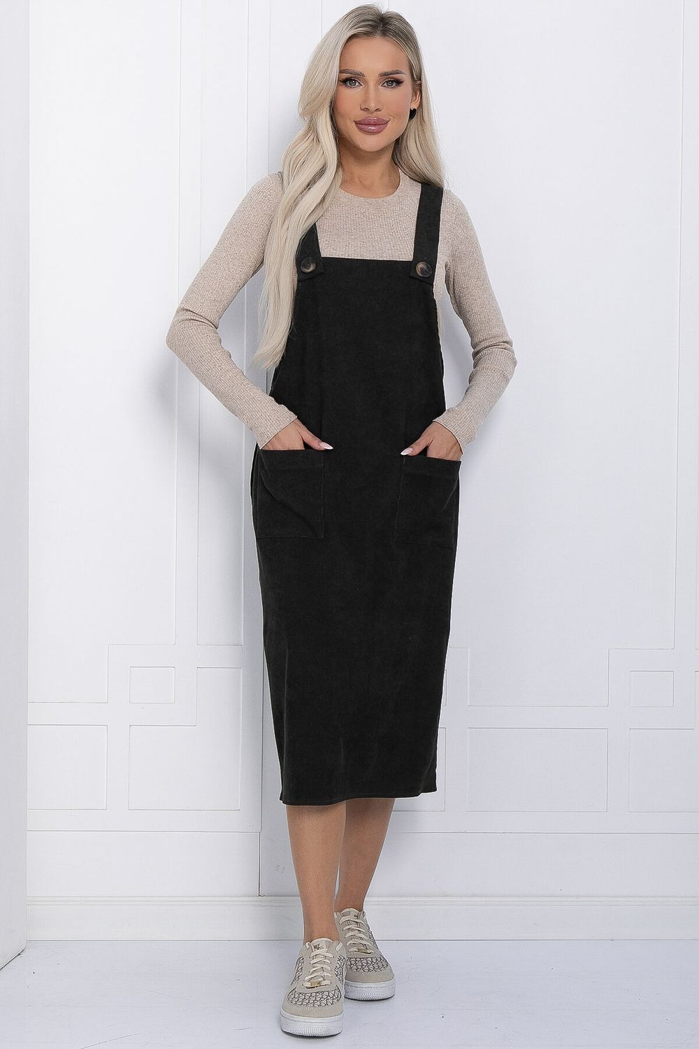 Сарафан Вельвета (серо-коричневый) П12254-2 LT Collection