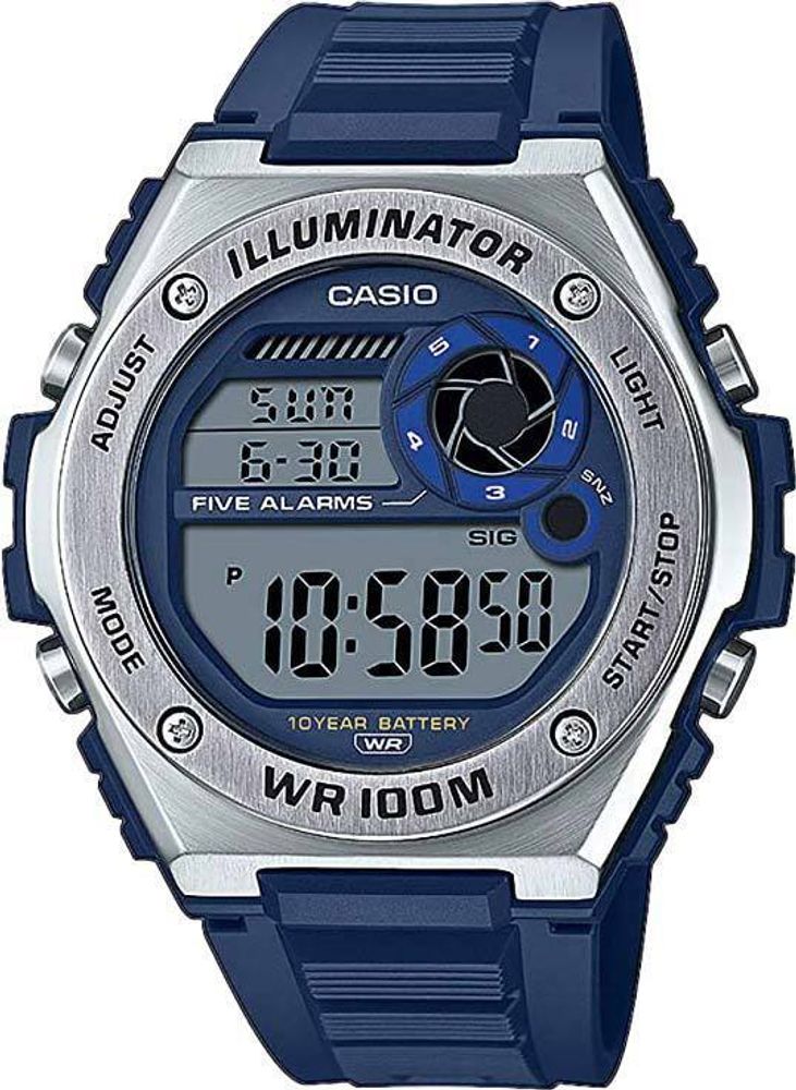 Японские наручные часы Casio Collection MWD-100H-2AVEF с хронографом