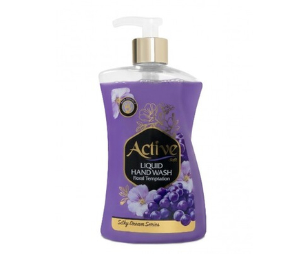 ACTIVE ИРАН / Жидкое мыло жемчужное, "Цветочный соблазн", дозатор, 450 мл х 12