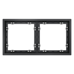Рамка пластиковая VOLTUM S70 на 2 поста, (графит)