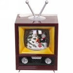 Сувенир с подсветкой «Новогодний телевизор» 12,5*12,5*21 см