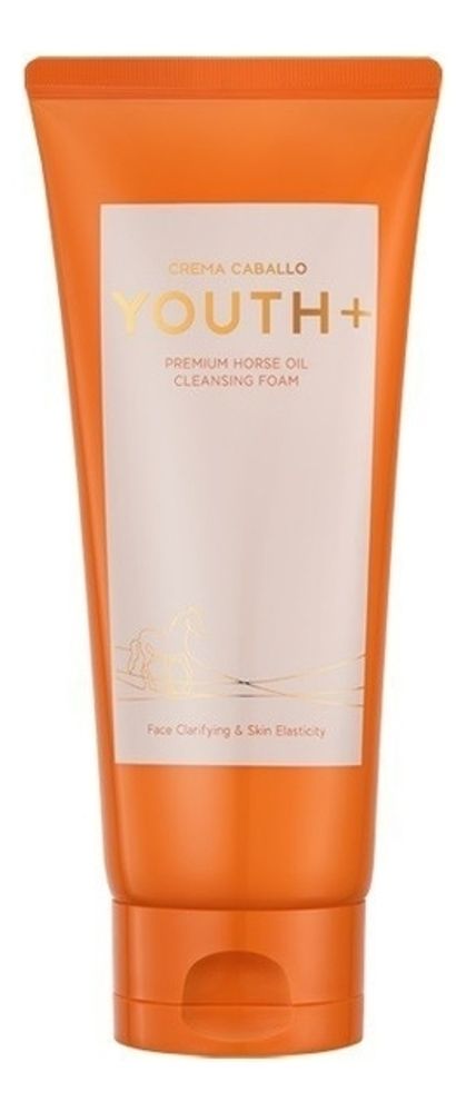 Jaminkyung  Антивозрастная пенка для умывания с лошадиным жиром Crema Caballo Cleansing Foam , 175мл