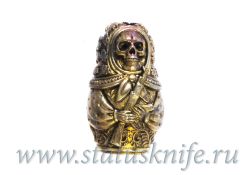 Бусина Матрешка АК47 Калаш (нейзильбер)фотография - 1