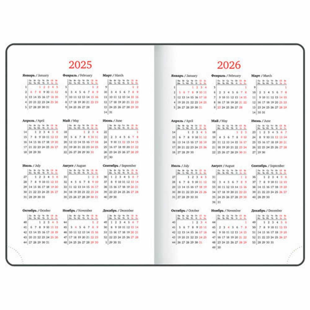 Ежедневник датированный 2025, А5, 138х213 мм, BRAUBERG "Elegant", под кожу, застежка, бордовый, 115937