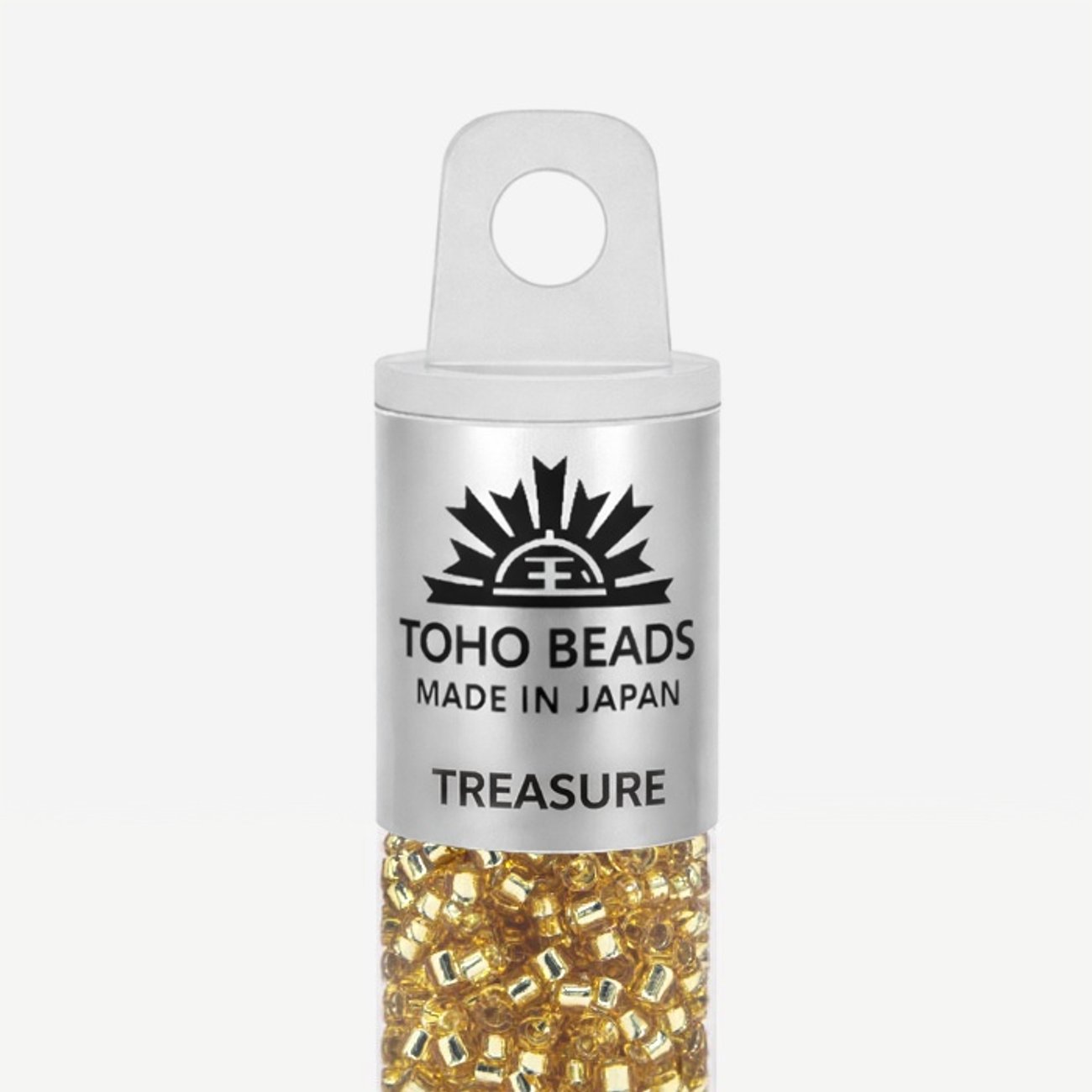Японский бисер TOHO Treasure (№22), с внутренним серебрением, прозрачный