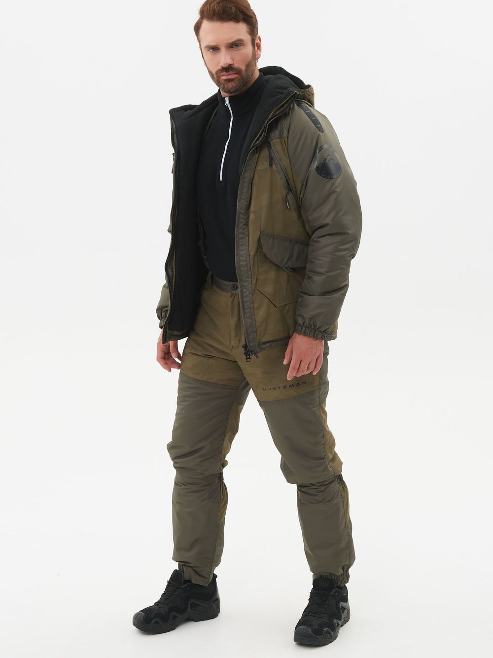 Костюм зимний Горка-Люкс ткань Breathable Camo цвет Хаки