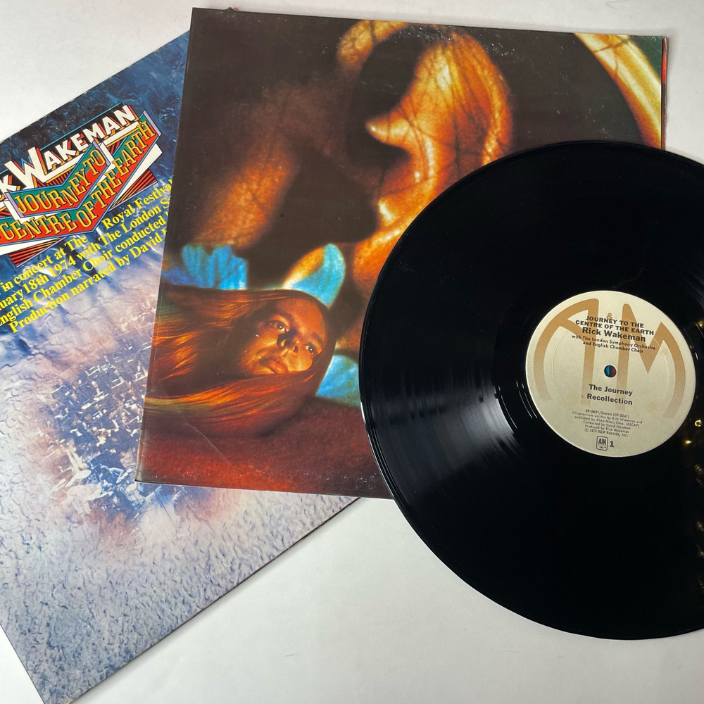 Винтажная виниловая пластинка LP Rick Wakeman Journey To The Centre Of The Earth (США 1974)
