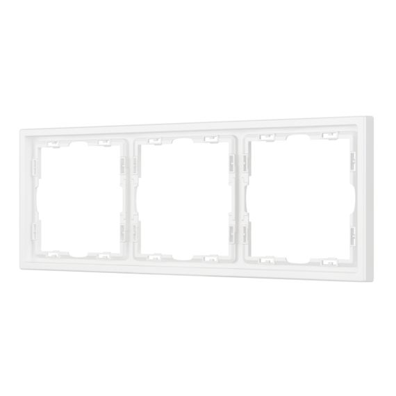 Рамка пластиковая Arlight FRM-NOBE-SFPL-3-WH 054219