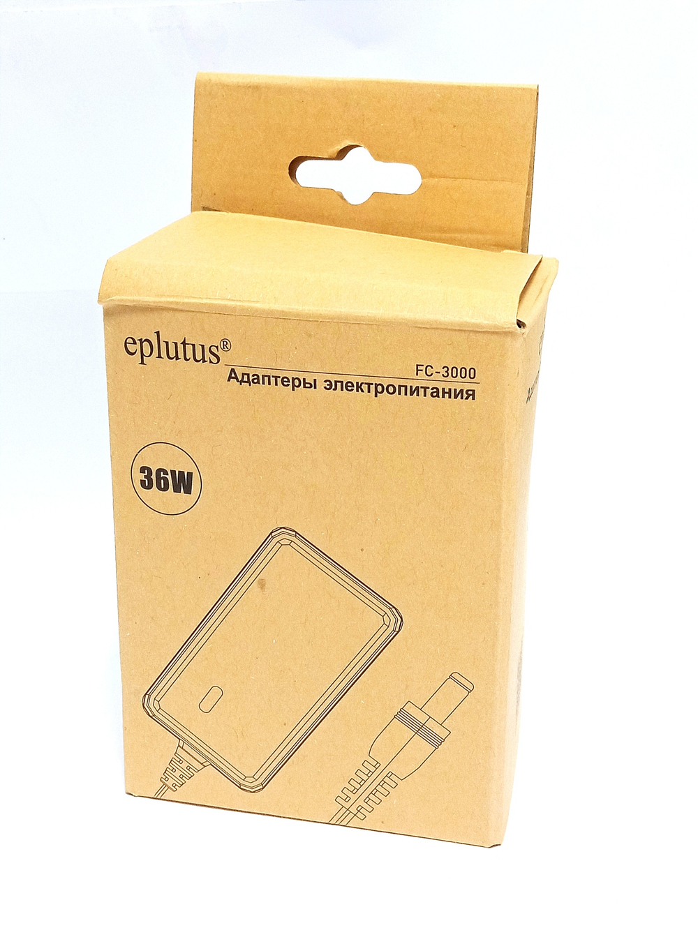 Адаптер питания Eplutus FC-3000 12v /3000mAh (штекер 5,5мм)